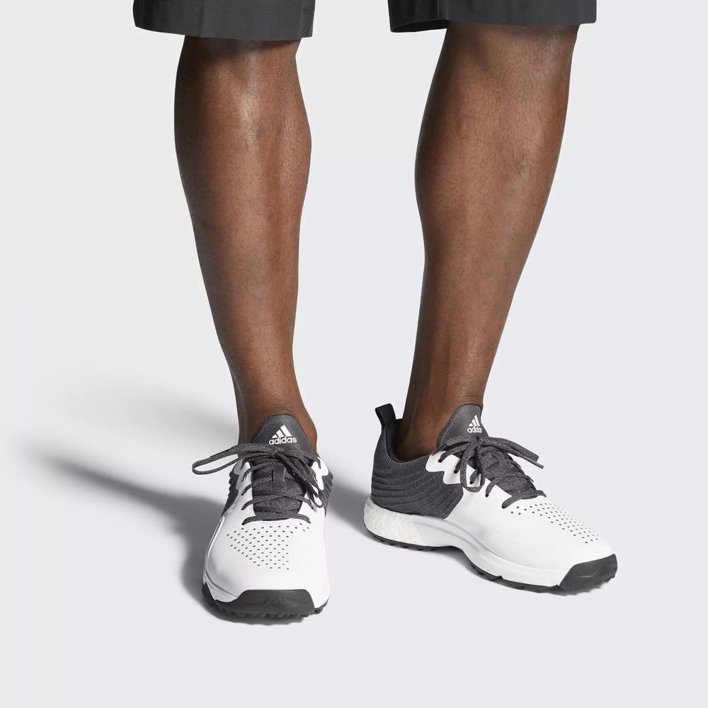 Adidas Adipower 4orged S Wide Tenis De Golf Negros Para Hombre (MX-25671)